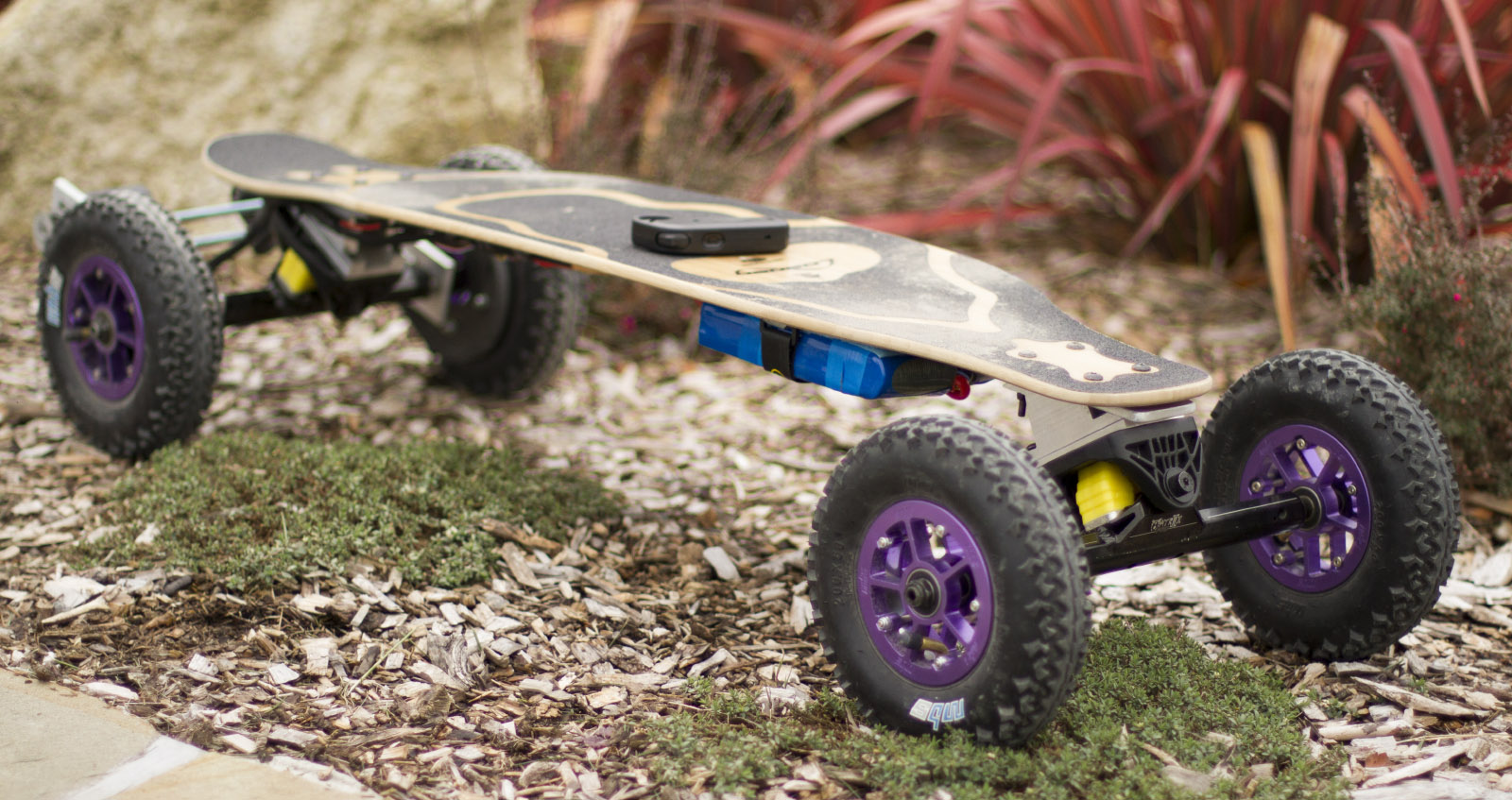 Completed All Terrain Electric Skateboard